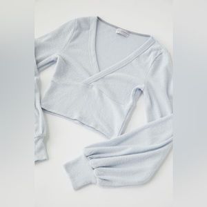 NWT UO Baby Blue Crop Top
